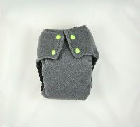 Sleeptight Overnight Lime Snaps One Size Pocket Diapers