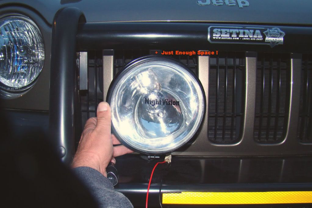 Pics of offroad light! Jeep Liberty Forum JeepKJ Country