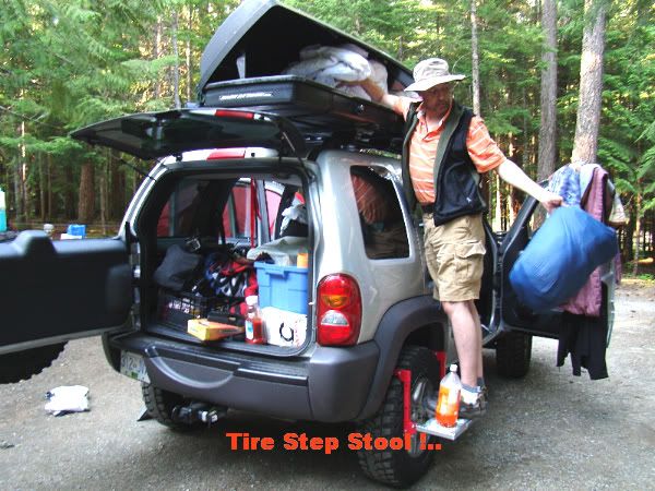 Jeep liberty camping gear #2