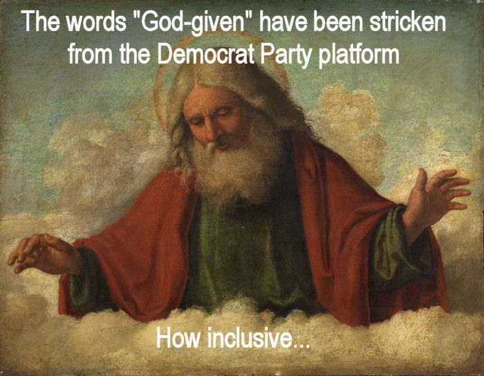 God Banned from DNC
