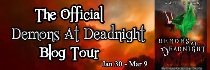 Demons at Deadnight Blog Tour Banner
