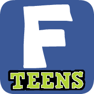 teens read and write facebook button