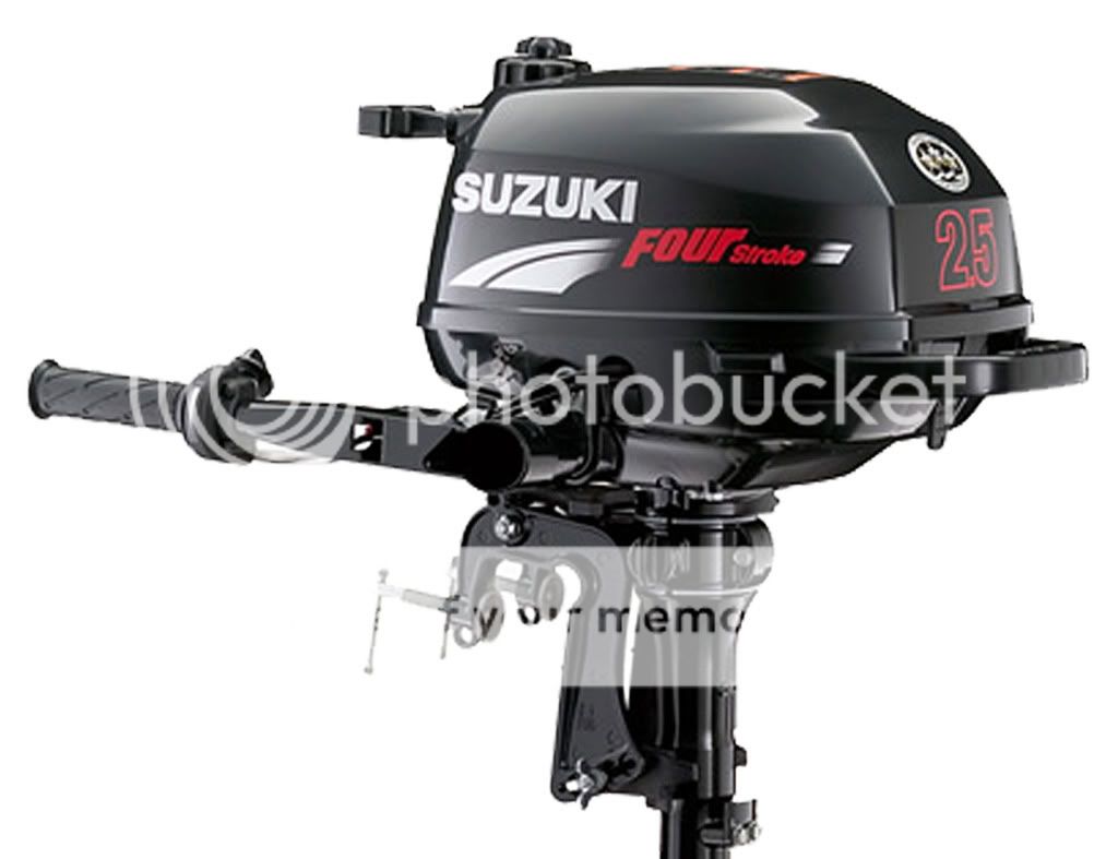 SUZUKI DF 2.5 HP FOUR STROKE OUTBOARD ENGINE BOAT MOTOR  